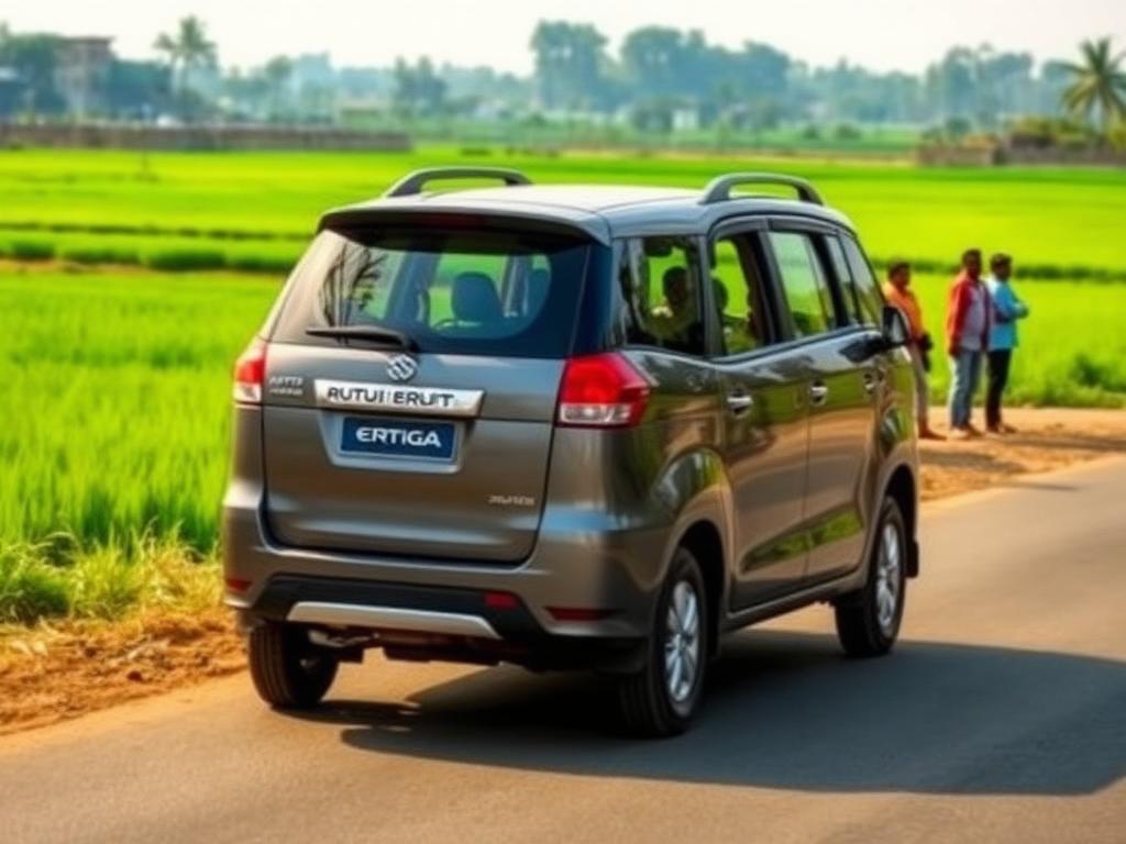 Maruti Ertiga available for rent at Nithya Car Travels Kakinada