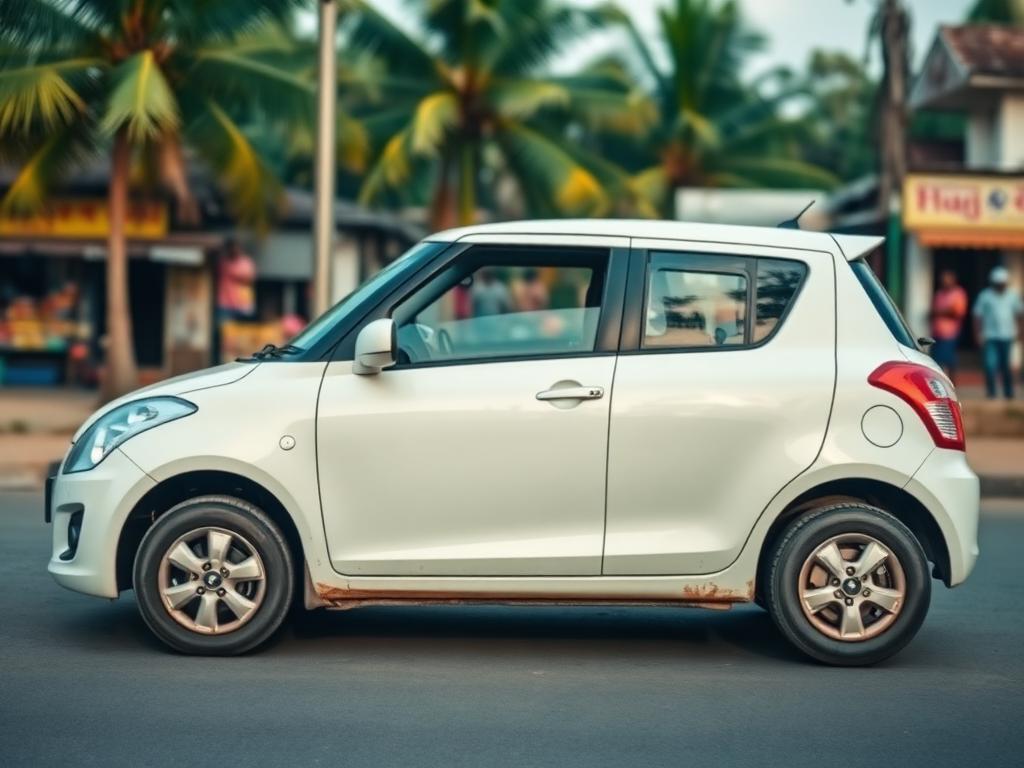 Maruti Swift available for rent at Nithya Car Travels Kakinada