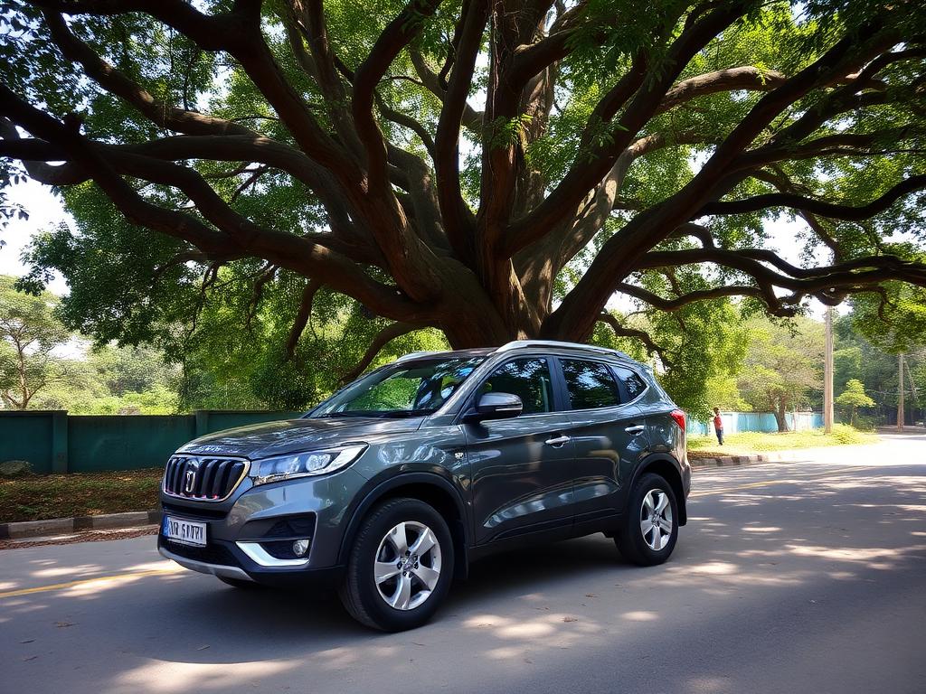 Mahindra XUV available for rent at Nithya Car Travels Kakinada